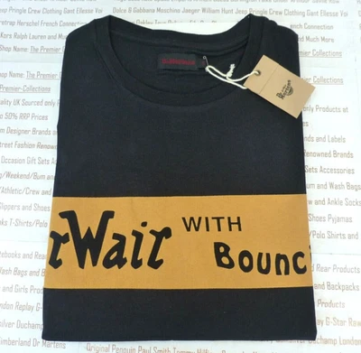 DR MARTENS T-Shirt Mens Heel Loop Top Soft Cotton Regular Size S Tees BNWT R£29 - Image 1 of 4