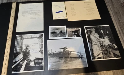 1962 Marina de los Estados Unidos Original Comissoning Memorbilla USS Haddo SSN-604 Sumarine Fotos + Foto 1 de 4