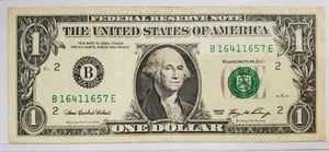 Billete de un dólar Tombstone 2006 vintage 1641-1657 doble año 16411657 - Imagen 1 de 2