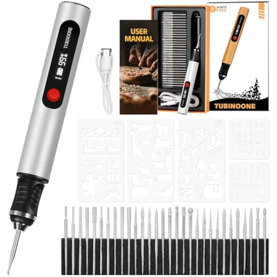 Гравировальная ручка, идеальный беспроводной портативный инструмент для художников и дайеров - Изображение 1 из 1