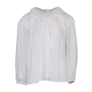 Sandro Paris Women's Blouse Size 3 / L Silk Blend E11780E - Picture 1 of 8