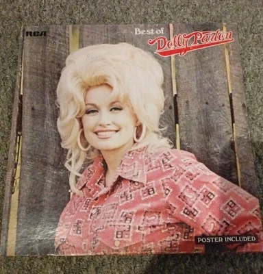 Dolly Parton - Best Of OG LP, RCA Records, APL11117, UC/EX, 1975, w/ POSTER - Image 1 of 4