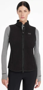 LeMieux Aspen Herringbone Fleece Gilet Short Fitted Soft Warm Ladies Layer Vest - Picture 1 of 7