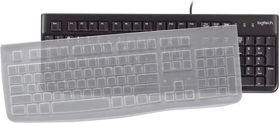 Logitech K120 Keyboard with Silicone Protective Cover US Layout - Image 1 of 4