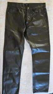 Forever 21 Apparel Slim Shinny Black Demin Herrenjeans Größe 33 - Bild 1 von 11