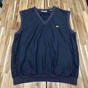 Masters Vest Mens L Blue Slazenger Windbreaker Augusta National Golf Performance - Picture 1 of 7