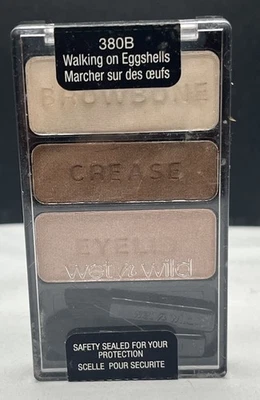 Wet n Wild Color Icon Collection Eyeshadow Trio # 380B Walking on Eggshells Seal - Image 1 of 3