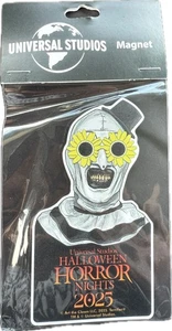 Universal Studios 2025 HHN Halloween Horror Nights Magnet Terrifier - Picture 1 of 1