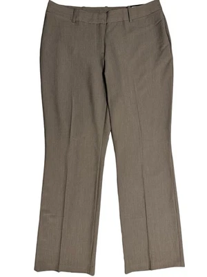 Pantalones de pierna WORTHINGTON Curvy Fit gris topo cremallera mosca para mujer talla 14W nuevos con etiquetas Foto 1 de 4