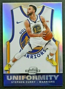2019-20 Panini Contenders Optik Silber Prizm Uniformität Stephen Curry #33 - Bild 1 von 10