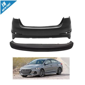 HY1100212 HY1195118 Rear Valance Bumper Cover Kits For 2017-2018 Hyundai Elantra - Picture 1 of 9