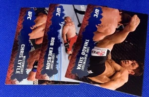 UFC 2009 (3) Card Lot - Topps Ufc Round 2 Thiago Silva Chris Lytle Rob Emerson - Picture 1 of 5