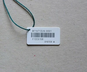 ROLEX White Hang Tag Bianco Gmt-Master 116713LN 116713 - Imagen 1 de 2