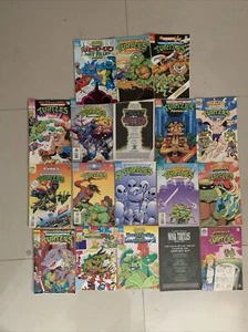 Teenage mutant ninja Turtles Lot Of 18 Comics- Paperback- Good- Archie Series - Picture 1 of 1