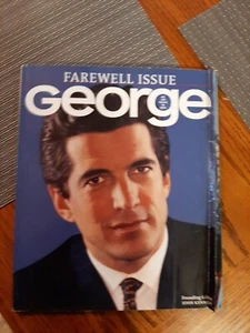 George Magazine JFK Jr 2001 Farewell Clinton - Picture 1 of 7