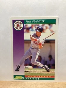 Score 1992 Baseball Card: Phil Plantier, Boston Red Sox - Card #406 - Foto 1 di 2