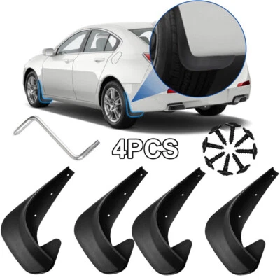 Car Mud Flaps Splash Guard Fenders for Front Rear Auto Accessories Universal Fit - Image 1 of 4