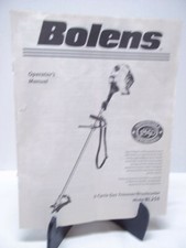 Bolens 2 Cycle Gas Trimmer Brushcutter Operator's Manual Model BL250