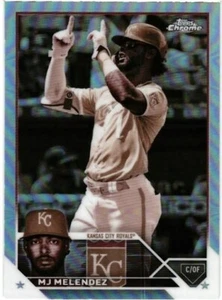 2023 TOPPS CHROME SEPIA REFRACTOR # 151 - MJ MELENDEZ - KANSAS CITY ROYALS - Imagen 1 de 2