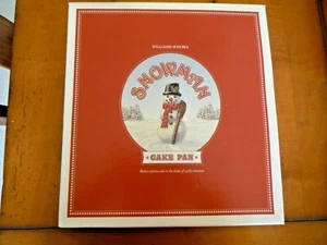 Nordic Ware / Williams Sonoma 3D Snowman Bundt Cake Pan NEW in Box - Picture 1 of 3