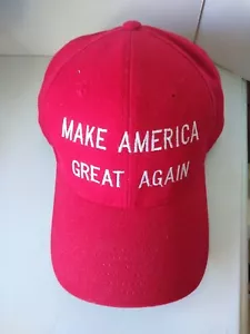 Make America Great Again MAGA Embroidered Red Baseball Cap OTTO Hat 2016 - Picture 1 of 4
