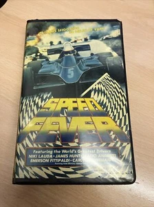 Rare Vintage Pre Certification Speed Fever VHS cassette BIG box working no age r - Foto 1 di 11