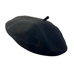 Black Beret Hat - Foto 1 di 7