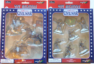 BRITAINS Ltd. DEETAIL 2014 Plastic, American Civil War, 9 Pieces, 2-Boxed Sets