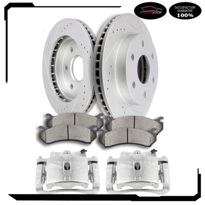 Rotores de freno delanteros pinzas y pastillas de cerámica para Cadillac Escalade ESV EXT Foto 1 de 4