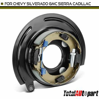 Conjunto de freno de estacionamiento con placa de respaldo para Chevrolet Silverado 1500 HD GMC trasero Foto 1 de 4