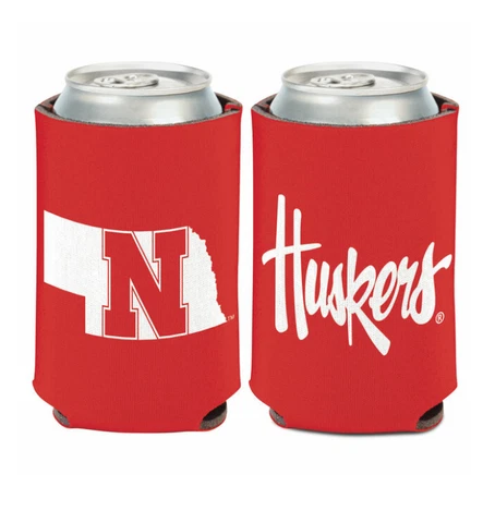 NCAA College Football Nebraska Cornhuskers 12oz Can Cooler Cover