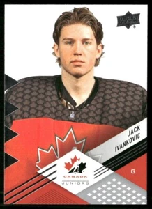 2019 Upper Deck Team Canada Juniors - Exclusives #29 JACK IVANKOVIC (RC) - Picture 1 of 2