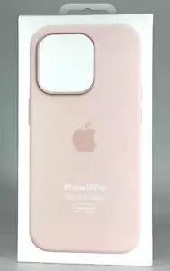 OEM Apple Silicone Soft Touch MagSafe Case For iPhone 14 Series - Chalk Pink - Picture 1 of 8