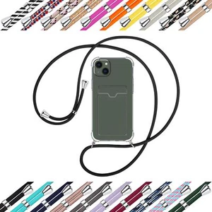 Collana (A) per Apple iPhone 15 Plus Cover protettiva Custodia con cordino - Foto 1 di 91