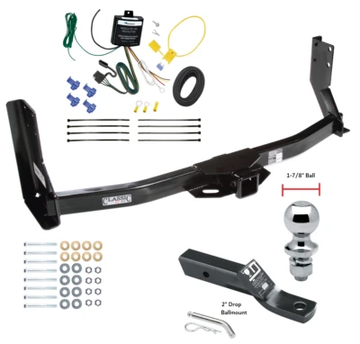 Enganche de remolque para 03-06 Dodge Freightliner Sprinter 2500 3500 cableado bola 1-7/8" Foto 1 de 4