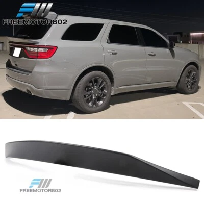 Fits 14-25 Dodge Durango ABS Duckbill Rear Middle Spoiler Trunk Wing Matte Black - Image 1 of 4