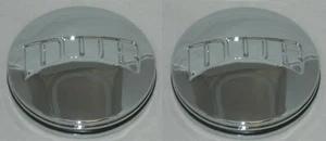 2 CAP DEAL DUB 1000-51 CHROME 1000-33 S208-07 WHEEL RIM CENTER CAP WITH O-RING - Picture 1 of 1