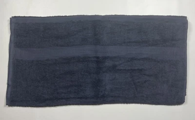 Toalha de banho de algodão cinza 27" x 52" - Imagem 1 de 4