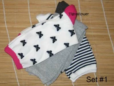 Juego de 3 pares de calcetines gris a rayas mariposa para mujer GAP SOCKS #1 TALLA ÚNICA Foto 1 de 3