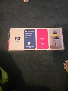HP Tinte 81 Original Designjet Magenta Patrone Farbstoff 680ml C4932A 5000 5500 Box - Bild 1 von 5