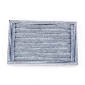 Ring Jewellery Display Storage Box Tray Case Organiser For Tie Clip Earrings HR6 - Picture 1 of 23