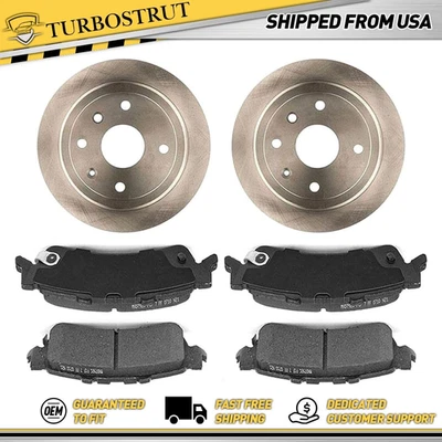 Kit de pastillas de freno rotores de freno traseros OE para Chevrolet Optra 2004-2007 2,0 L Foto 1 de 4