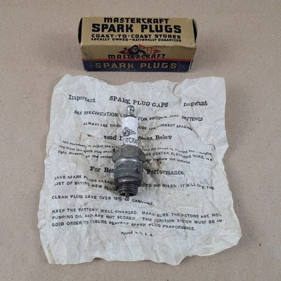 NOS Mastercraft Coast to Coast 6H AJ1269 Spark Plug Original Box Petroliana - Image 1 of 4