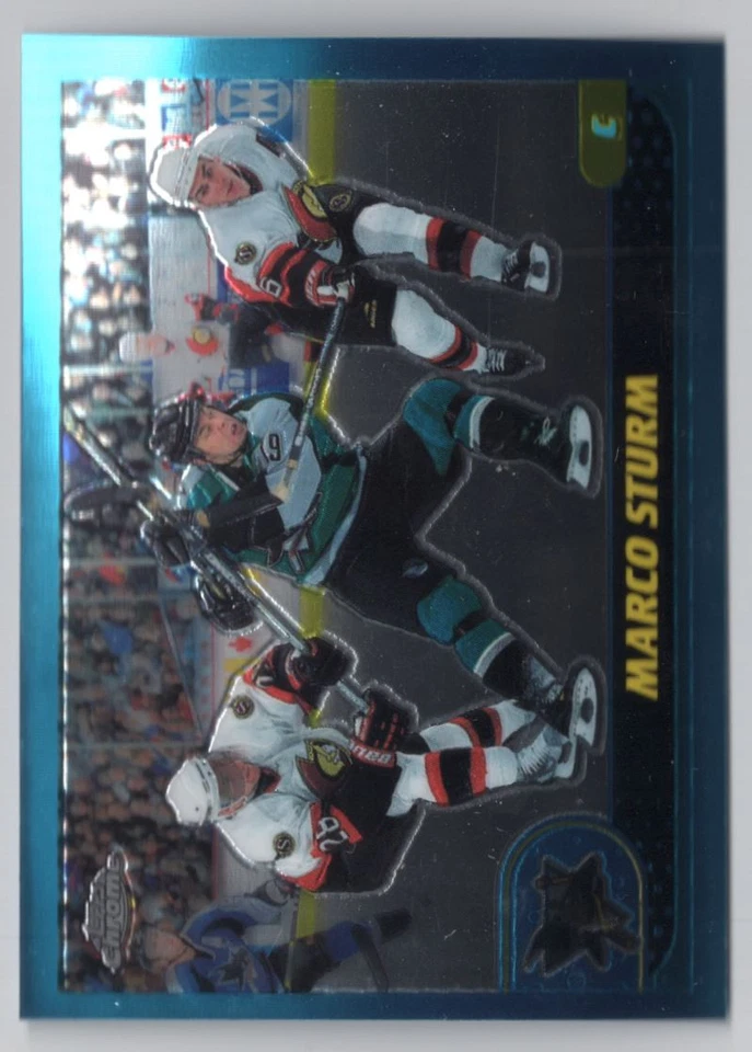 2001-02 Topps Chrome Marco Sturm San Jose Sharks #97 - Image 1 of 2