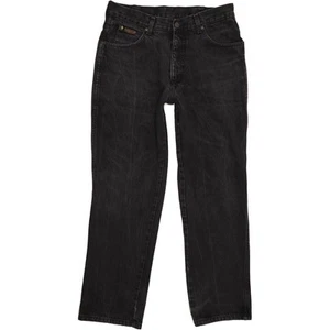 Wrangler Idaho Men Black Straight Regular Jeans W33 L31 (77691) - Picture 1 of 6
