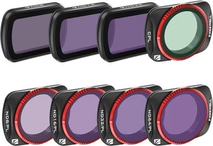 Freewell 8Pack All Day QuickSwap ND/PL, ND, CPL Filter Kit for Osmo Pocket 3 - Picture 1 of 4