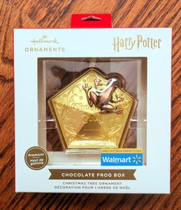 NUEVO EN CAJA Harry Potter Oro Chocolate Rana Walmart Exclusivo Sello Adorno de Navidad - Imagen 1 de 3