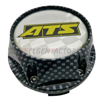 1x ATS DTC Nabendeckel Carbonoptik Silber – Nabenkappen EC-30 für 15" / 17" F... - Bild 1 von 3