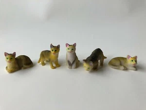 Dolls House CAT/CATS/Kitten/Kitty Miniature Pet Animal 1:12 Scale TABBY - Picture 1 of 14