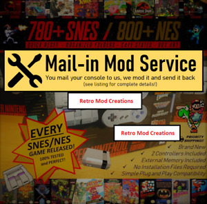 Snes Classic Mini Mail-In Service (Full SNES/NES/SEGA US Roster) Console Service